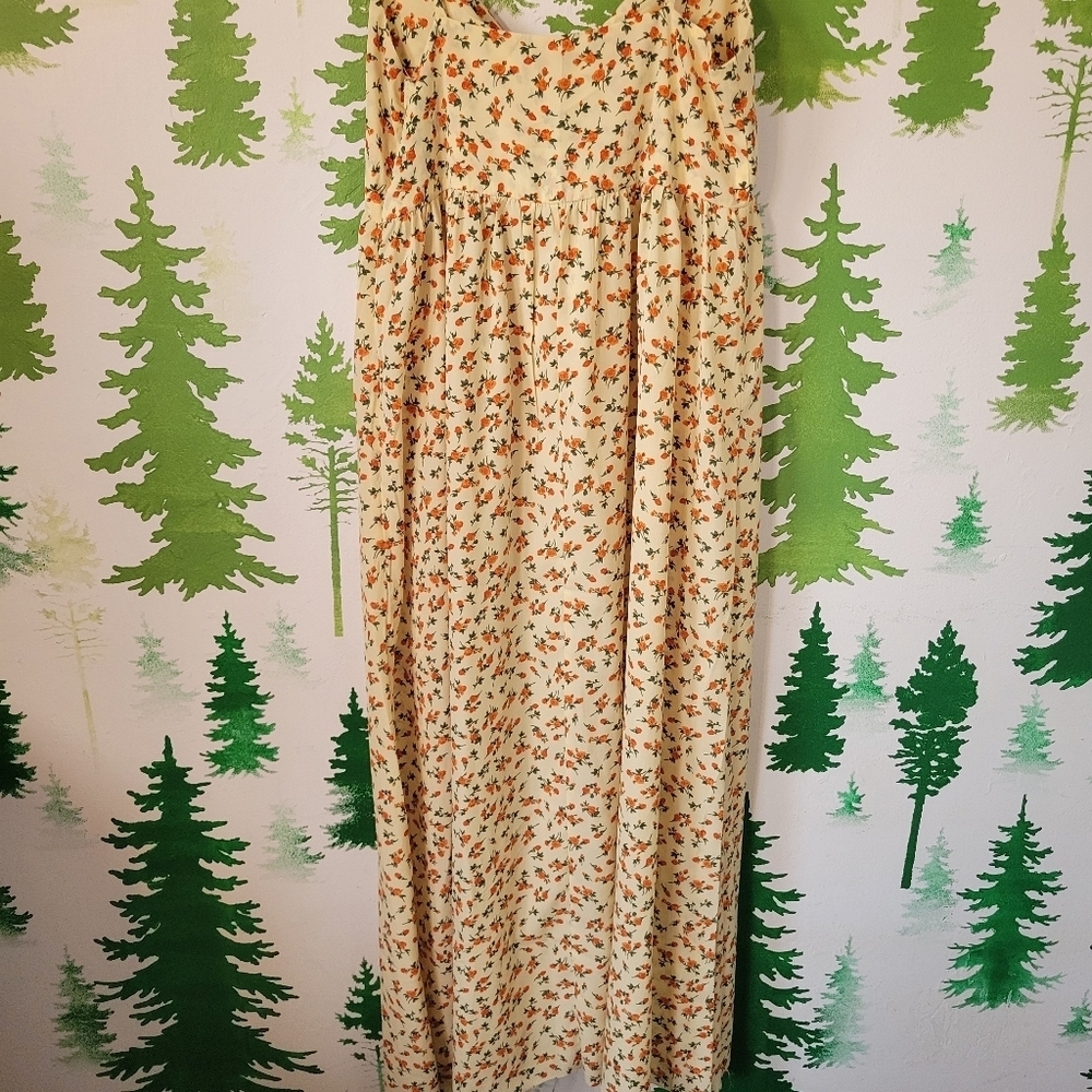 Nasty Gal Ditsy Floral Tie Front Maxi Dress - Picture 5 of 12